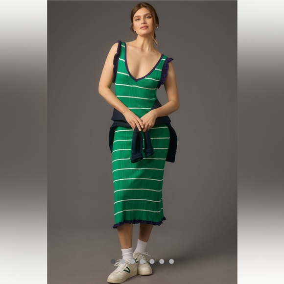 Anthropologie NWT Daily Practice by Anthropologie  Sweater Midi Dress size L. - Picture 5 of 13